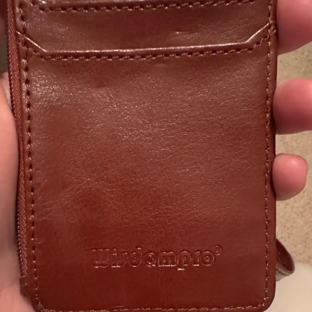 Red ID Holder with Strap